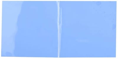 Dailygoods- Thermische Pad 100 mm x 100 mm x 1 mm - 2 Stuks - Zacht - Lage Viscositeit - Goede Warmtegeleiding - Ideaal voor CPU/LED - Koelpasta