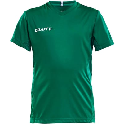 Craft Squad Shirt Korte Mouw Kinderen - Donkergroen | Maat: 134/140