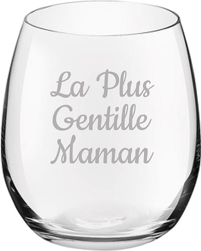 Drinkglas gegraveerd - 39cl - La Plus Gentille Maman