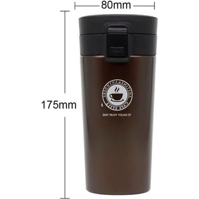 Thermos tasse à café Double paroi | Gobelet en acier inoxydable, bouteille sous vide, tasse à thé Thermo, tasse Thermos de voyage, tasse Thermocup 380ml café