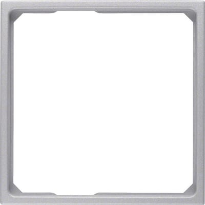 Hager Berker Adapterring Voor Middenstuk 50x50mm Aluminium Mat - 11091414 [2 stuks]