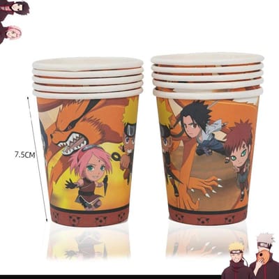 Naruto Decoraties Cartoon Verjaardag Deco Hoofdband Feestartikelen Rugzak Poster Wegwerp Feestservies Tafelkleed Borden Bekers