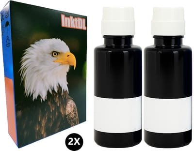 Huismerk geschikt voor GT51 Zwart XL Inktflessen - Geschikt voor Ink Tank 310 - 410 - 415 - Smart Tank 350 - 450