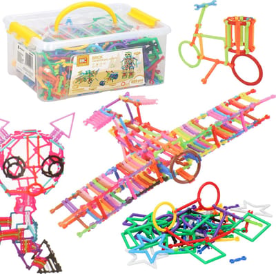 Speelgoed Constructiespeelgoed - Bouwspeelgoed - Buizen - Meerkleurig - 869 Stuks