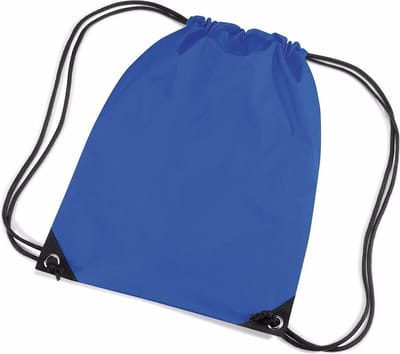 Scoby - Gymtas - Sporttas voor Kinderen - Drawstring Bag - Festivals, School, en Sport - 12L - Blauw - One Size