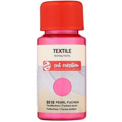 Peinture pour textile - fushia nacré - Talens Art Creation - 50ml