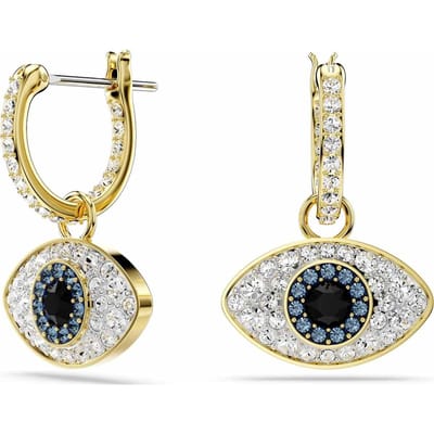 Swarovski oorsieraden Symbolica 5701612 | oorbellen met kristallen, goud blauw | mystieke glamour, luxe stijl