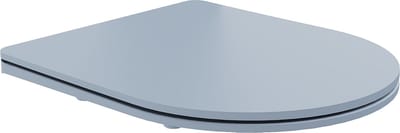 Mexen langzaam sluitende slim toiletzitting, duroplast, grijs-blauw mat - 39740069