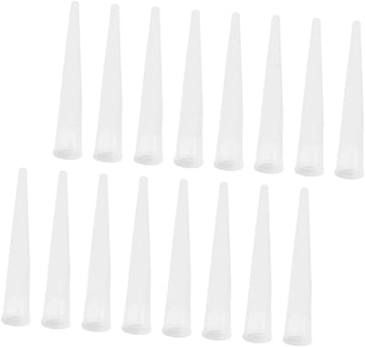 Kitspuitmondjes Universele Set - Kitmondjes Afdichten Lijmen - Kitranden Afwerken - Eenvoudig Te Vervangen - 100 stuks - Wit