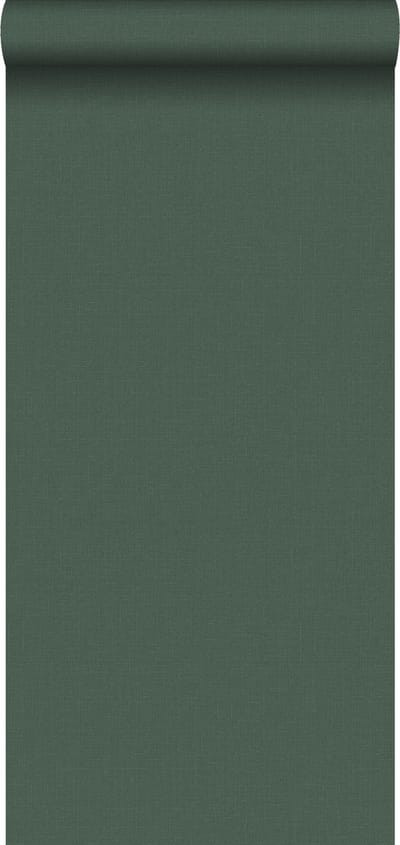 Walls4You behang effen donkergroen - 935344 - 0,53 x 10,05 m