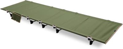 Opvouwbare campingbedden voor volwassenen Ultralicht draagbaar campingbedje Draagbaar slaapbedje met draagtas Eenvoudig te installeren voor reizen Office Outdoor (D)