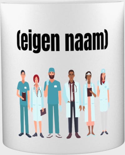 Akyol - doktoren team met eigen naam Mok met opdruk - dokter - iemand die dokter is - ziekenhuis - zuster - verjaardag - cadeau - kado - 350 ML inhoud