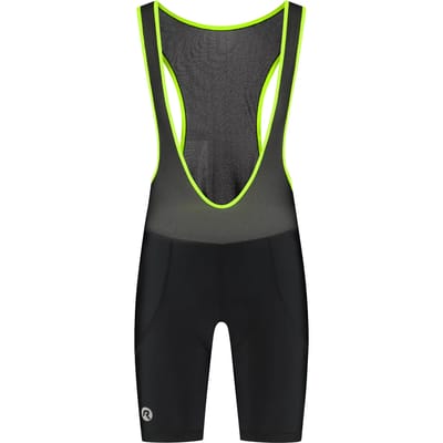 Rogelli Core Heren Korte Fietsbroek - Zeem - Bretels - Zwart/Fluor