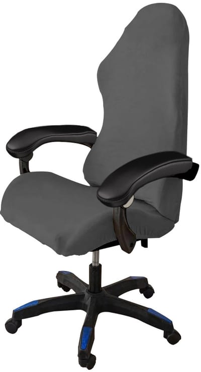 Meble odNowa - Game Chair Cover - Fluweel - Donkergrijs - Waterbestendig