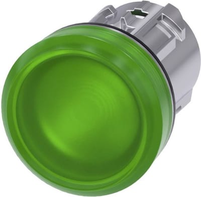 Siemens 3SU1051-6AA40-0AA0 Verlichte melder Plat Groen 1 stuk(s)