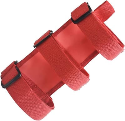 Brandblusser Bevestigingsband - Brandblusserhouder Auto - Voertuigopslag - Slijtvast Materiaal - 40 x 23 cm - Rood