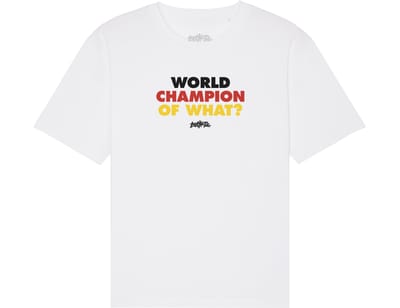 Bucketz World Champion Of What? T-shirt Wit