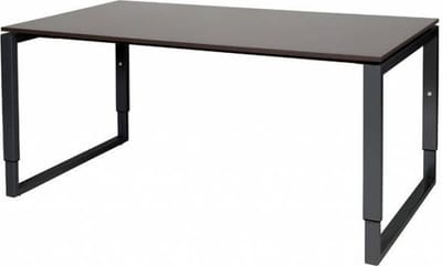 Verstelbaar Bureau - Plus 160x90 logan - zwart frame