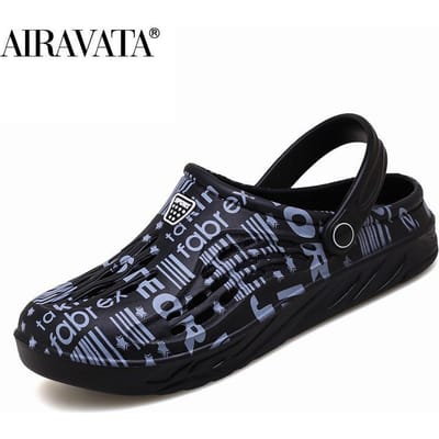 Dames Heren Casual klompen Ademende strandsandalen Valentijn Slippers Slippers Schoenen Thuisschoenen voor unisex 43 zwart