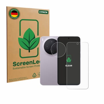 2 Stuks Screenprotector voor Vivo X300 (Voor+Camera) - Hoogwaardige Beschermfolie transparant