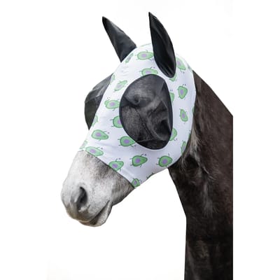 Anti-vliegenmasker voor paarden HKM Avocado