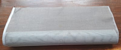 Vervangings Horregaas grijs 200x70cm hoog met aan beide zijden een pees