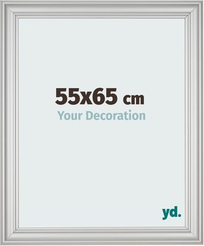 Your Decoration - Fotolijst 55x65 cm - MDF - Zilver Mat - Lazio