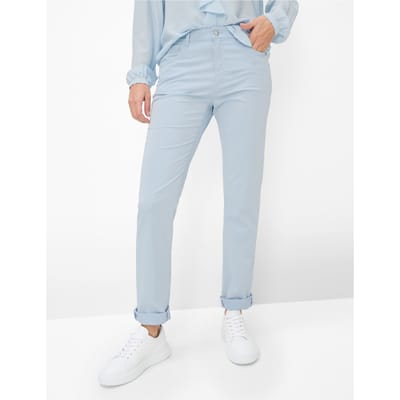 Brax Dames Broek  Style MARY VINTAGE BLUE, lichtblauw, maat 48