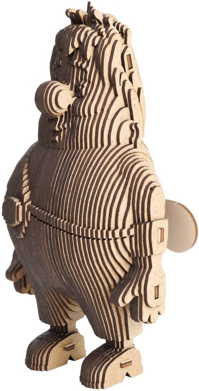 Eco Wood Art Modelbouwpakket Spaarpot Karlsson - 3D Puzzel - Bouwpakket Volwassenen - DIY - Hout