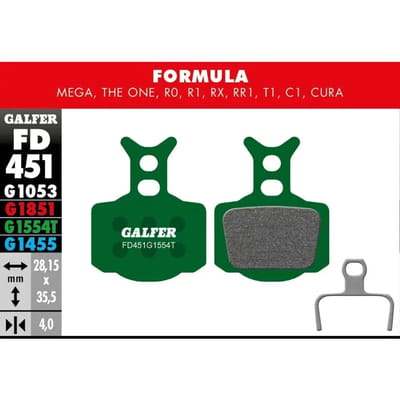 Remblok Galfer Formula Mega, The One, R0, R1, Rx, Rr1, T1, C1