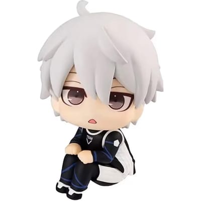 11cm Blue Lock Anime Model Kijk Omhoog Isagi Yoichi/Nagi Seishiro Actiemodel Bachira Meguru Figuur Verzameling Model Poppen white