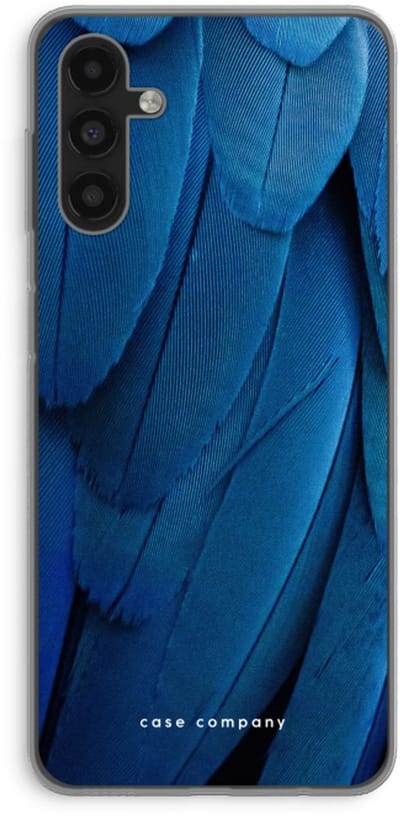 Case Company® - Hoesje geschikt voor Samsung Galaxy A04s hoesje - Pauw - Soft Cover Telefoonhoesje - Bescherming aan alle Kanten en Schermrand