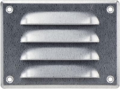 Ventilatierooster Gegalvaniseerd 140 x 105 mm - Metaal met Knaagdierbescherming