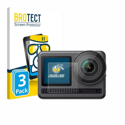 Screenprotector 3 Stuks voor Akaso Brave 8 (Display voor) Beschermglas transparant