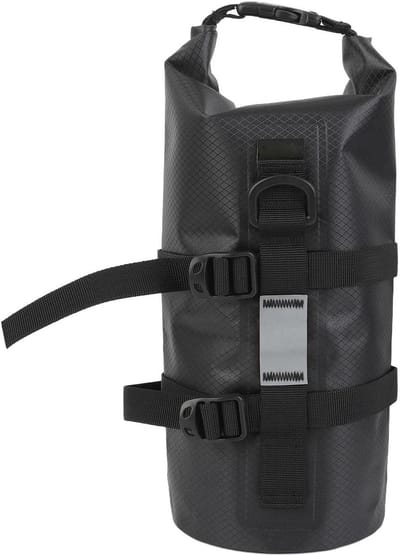 Fietsvorktas - Voorvorktas Fietstas - Fietsen Lange Afstand - Dubbellaags Waterdicht - 5 Liter - Zwart