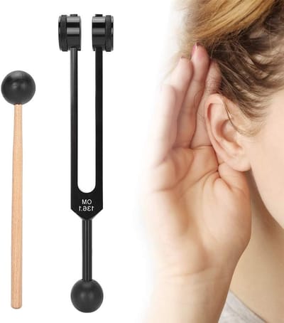 136.1Hz Diapason voor Yoga en Geluidstherapie - Aluminium Tuning Tool voor Vibratiegenezing en Test met Rubber Hamer