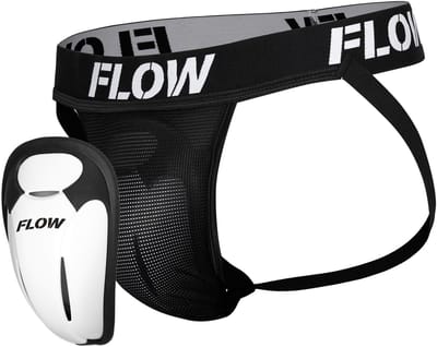 Flow Fightgear Premium Kruisbeschermer - Heren - Zwart - maat XXL