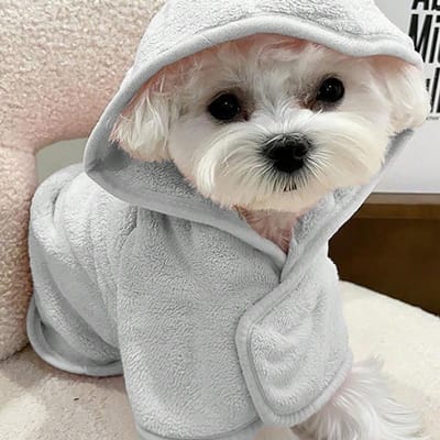 1 Stuk Huisdier Badjas met Capuchon Ontwerp, Meerdere Maten & Kleuren Beschikbaar, Puppy Handdoeken, Huisdier Handdoeken, Hond Accessoires, Kat Handdoeken, Hond Handdoeken S
