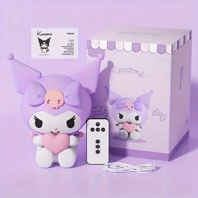 Sanrio - Kuromi nachtlamp - touch functie - draadloos - Kuromi - Hello Kitty - My Melody - PomPomPurin - Pochacco - cadeau - Kawaii