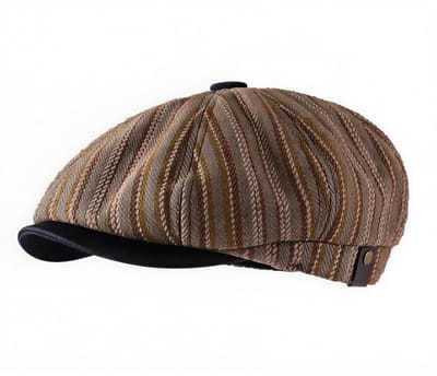 Warme Krantenjongenspet Unisex 56–58 cm | Retro Achthoekige Baret Hoed met Korte Rand | Herfst Winter Pet Schilderhoed voor Mannen en Vrouwen | Mode Hoofddeksel