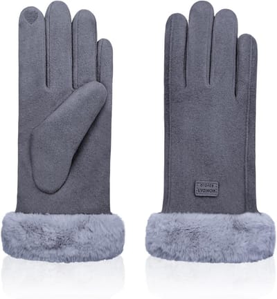 Warme Vrouwen Winterhandschoenen, Fleece Voering, Thermisch en Touchscreen Geschikt, Ideaal voor Buitenactiviteiten