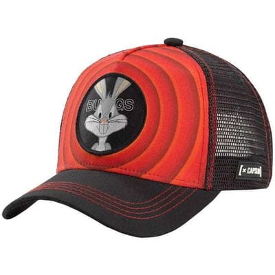 Looney Tunes Bugs Bunny Capslab Baseball Cap (Rood)
