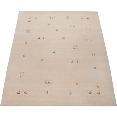 Gabbeh tapijt Majestic beige 80x150 cm