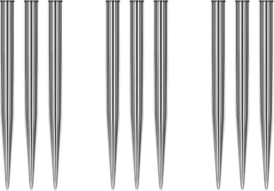 Standaard Dart Tips 32mm - Zilver Effect - 3 Sets per Verpakking