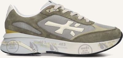 Premiata Moerun Sneakers - Suède - Heren - Groen - Maat 39