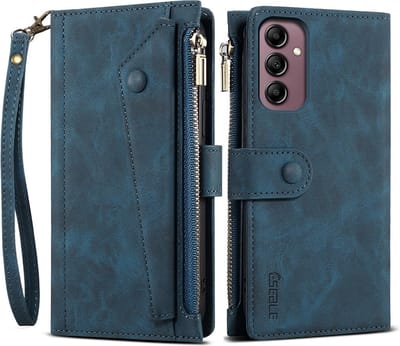 Coverup Hoesje - Geschikt voor Samsung Galaxy A16 5G Hoesje - Coverup Book Case met Portemonnee - Blauw