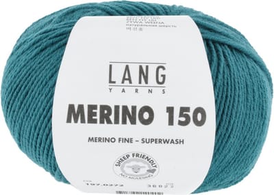 Lang Yarns Merino 150 - 272 zeeblauw - Merinowol Garen