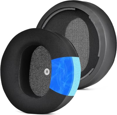 Vervangende Oorkussens voor Audeze Maxwell Hoofdtelefoon - Koelende Gel, Extra Dikte en Geluidisolatie voor Optimale Gamingervaring met Zacht Stof