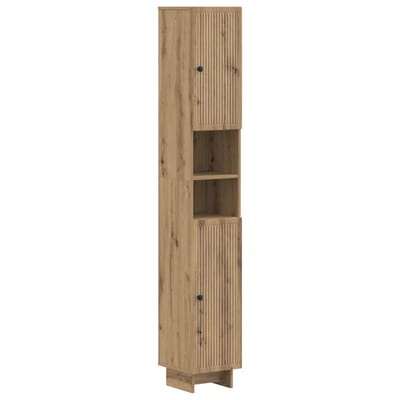 vidaXL - Badkamerkast - met - Open - Plank - EDE - Artisanaal - eiken