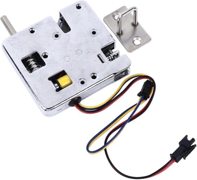 SnelShoppen - Elektromagnetische Deurslot, Elektrisch Nachtvergrendelingsslot, Efficiënt Automatisch Sluiten voor Snelheidskasten (24V met detector sc